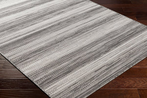 Livabliss Hampton Flatweave Polypropylene Area Rug Geometric Indoor Outdoor High Traffic Floor Accent Ivory, Black 8'11" x 12' HPT2306-81112