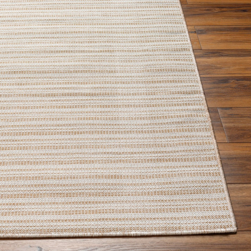 Livabliss Hampton Outdoor Flatweave Polypropylene Area Rug for Patio and High Traffic Spaces Ivory, Brown 8'11" x 12' HPT2309-81112