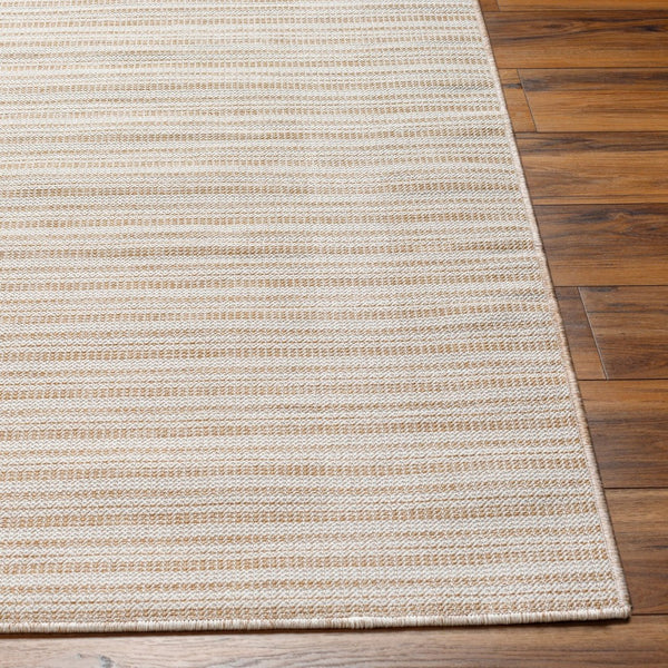 Livabliss Hampton Outdoor Flatweave Polypropylene Area Rug for Patio and High Traffic Spaces Ivory, Brown 8'11" x 12' HPT2309-81112