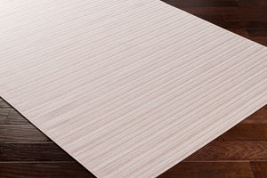 Livabliss Hampton Flatweave Polypropylene Area Rug Turkish Woven Indoor Outdoor Floor Accent Ivory, Plum 7'8" x 7'8" Square HPT2312-77SQ