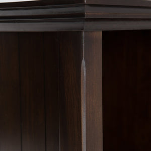 English Elm Acadian 8-Cube Storage Sofa Table - Handcrafted Brunette Brown Console For Stylish Organization B136P159410