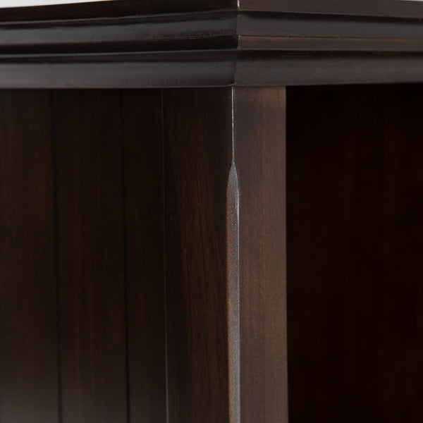 English Elm Acadian 8-Cube Storage Sofa Table - Handcrafted Brunette Brown Console For Stylish Organization B136P159410