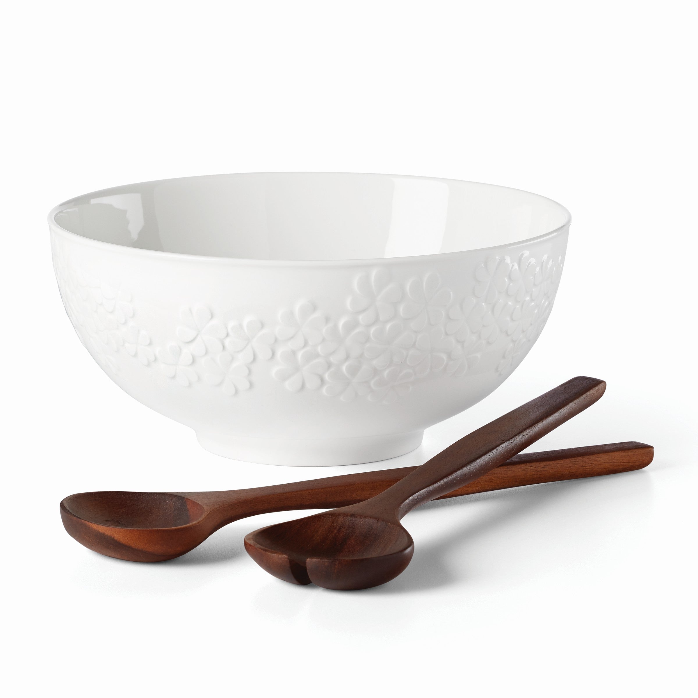 Lenox Kate Spade Blossom Lane Salad Bowl and Servers - Thumbnail 2
