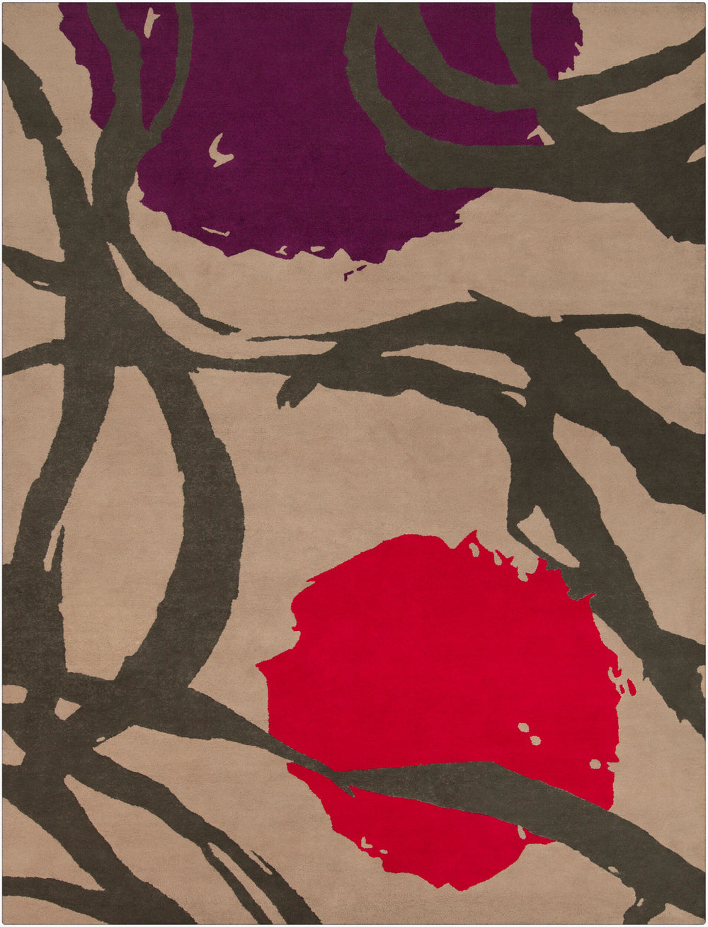 Surya Harlequin Hql-8002 Modern 9' X 12' Hand-tufted High Pile Rug In Nz Wool - Stylish & Durable Decor Gray Nz Wool Hql8002-912