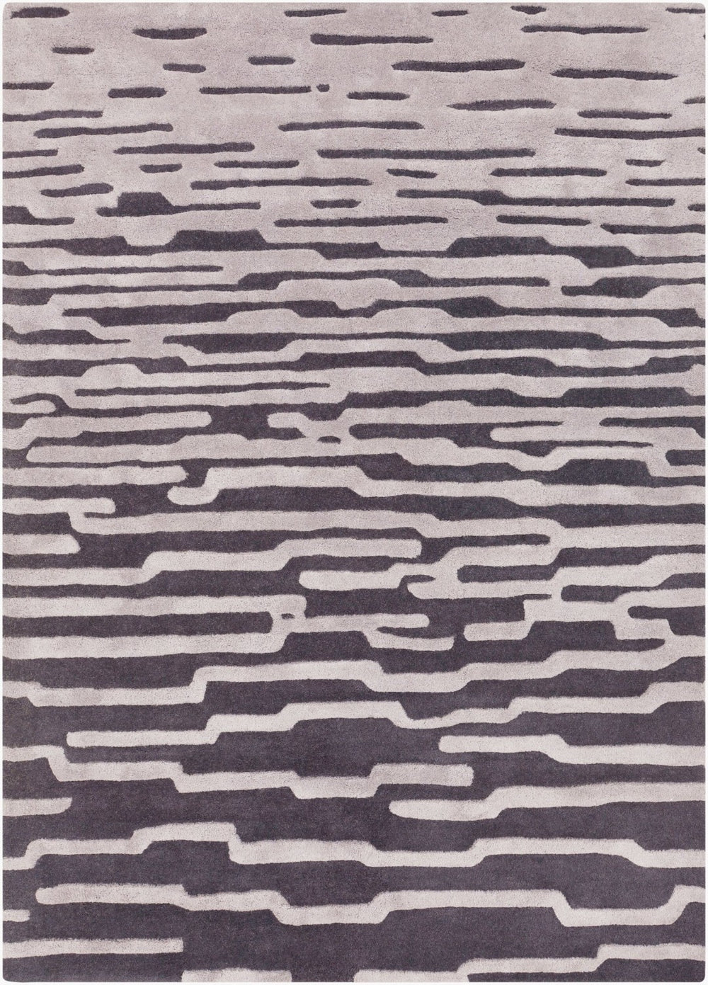 Surya Harlequin Hand Tufted Wool Accent Rug High Pile Texture for Modern Entryways HQL8019-23
