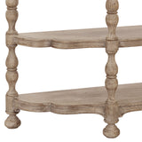 Higgins Street 2-Shelf Console Table Brown with Woodland Stone Finish P349257 Pulaski Furniture