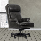 Parker House Parker Living - Leather Desk Chair Pacific Grey Top Grain Leather with Match (X) DC#105-PGR