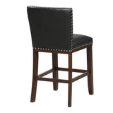 Steve Silver Tiffany KD Counter Chair Black, Set of 2 TF650CCBK