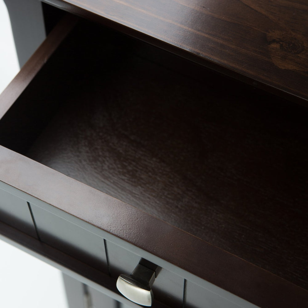 English Elm Acadian - Handcrafted Entryway Storage Cabinet In Rich Brunette Brown For Stylish Organization Needs B136P159418