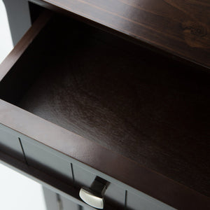 English Elm Acadian - Handcrafted Entryway Storage Cabinet In Rich Brunette Brown For Stylish Organization Needs B136P159418