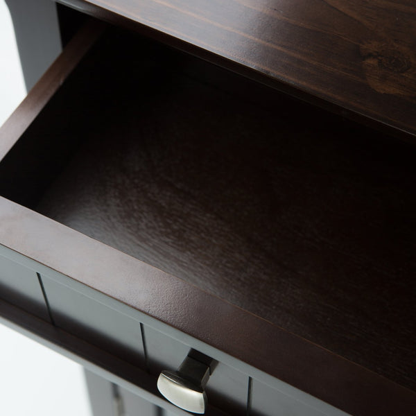 English Elm Acadian - Handcrafted Entryway Storage Cabinet In Rich Brunette Brown For Stylish Organization Needs B136P159418