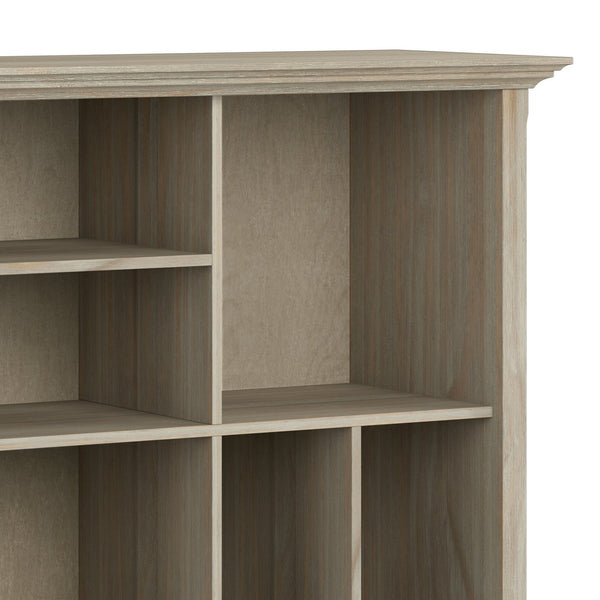 English Elm Amherst Multi Cube Bookcase - Farmhouse Storage Unit In Distressed Grey For Stylish Organization B136P158344