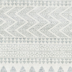 Livabliss Hera Bohemian Global Machine Woven Polyester Runner Rug for Hallways and Entryways White, Medium G 8'10" x 11'10" HRH2300-810119