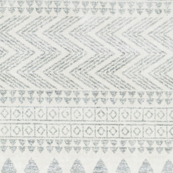 Livabliss Hera Bohemian Global Machine Woven Polyester Runner Rug for Hallways and Entryways White, Medium G 8'10" x 11'10" HRH2300-810119