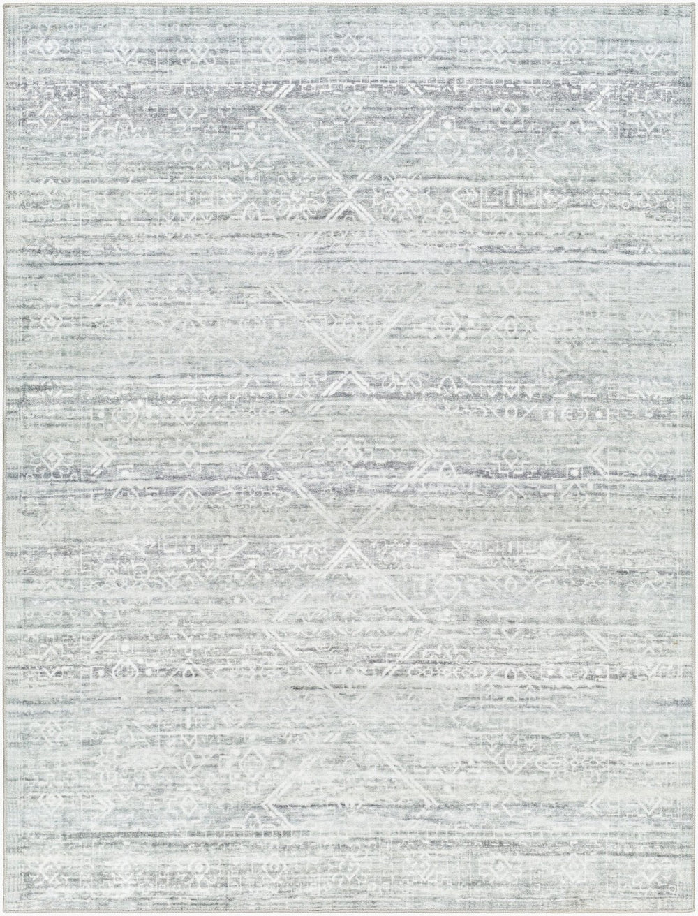 Livabliss Hera Traditional Motif Polyester Area Rug Machine Woven in Turkey for Living Rooms Medium Gray, Gr 8'10" x 11'10" HRH2302-810119