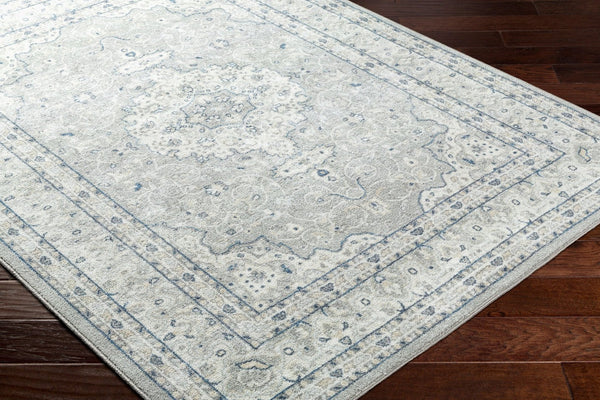 Livabliss Hera Traditional Machine Woven Polyester Runner Rug for Hallways and Entryways Gray, Slate 8'10" x 11'10" HRH2309-810119