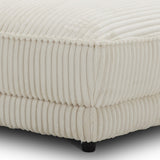 Parker House Parker Living Utopia - Mega Ivory Ottoman with Casters Mega Ivory 100% Polyester (S) SUTP#900-MGIV