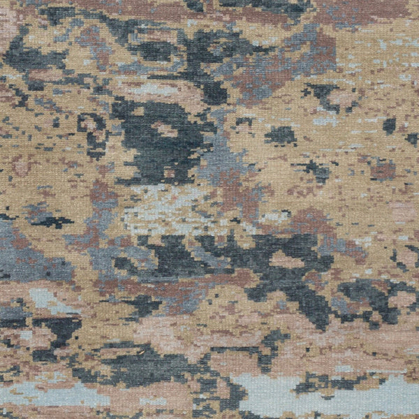 Surya Herkimer Hand-made 2' X 3' Wool Rug With Stylish Fringe – Perfect For Modern Home Décor & Quality Aqua Wool Hrk1002-23