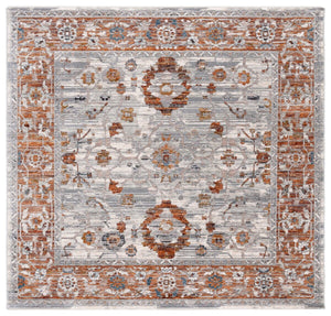 Safavieh Heirloom 724 HRL724 Power Loomed Traditional Rug Ivory Grey / Rust HRL724A-24