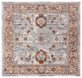 Safavieh Heirloom 724 HRL724 Power Loomed Traditional Rug Ivory Grey / Rust HRL724A-24