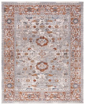 Safavieh Heirloom 724 HRL724 Power Loomed Traditional Rug Ivory Grey / Rust HRL724A-24