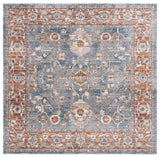 Safavieh Heirloom 728 HRL728 Power Loomed Traditional Rug Grey / Blue Rust HRL728F-24