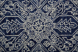 Feizy Rugs Belfort Wool Hand Tufted Vintage Rug Blue/Ivory 10' x 14'