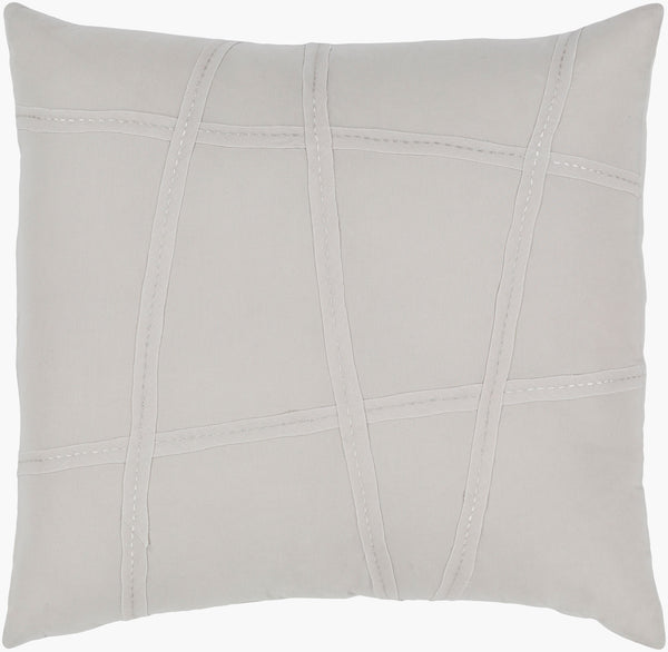 Surya Haru Premium Cotton 8"L X 8"W Bedding Swatch - Modern Chic Design For Effortless Bedroom Style Light Gray Cotton,Cotton Hru1000-sw