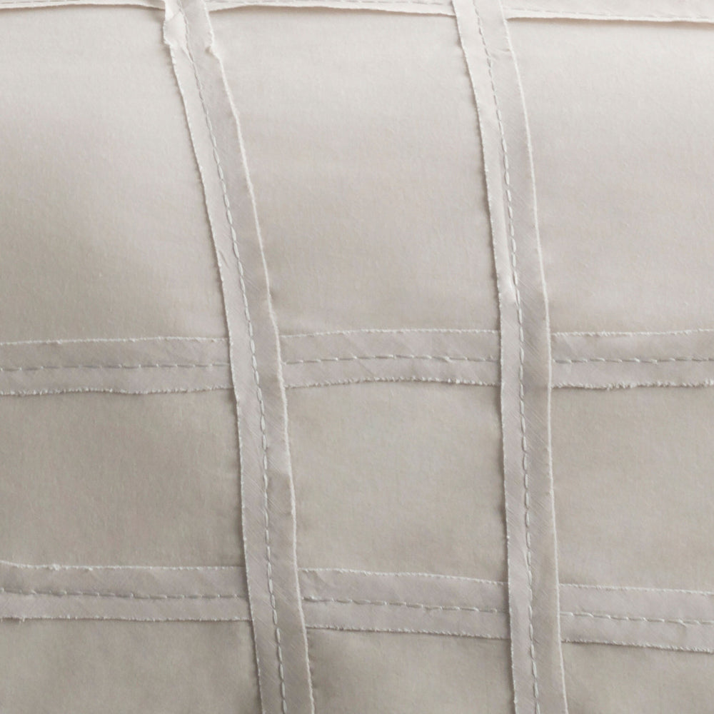 Surya Haru Premium Cotton Duvet Set - Modern 68"W X 86"L Design For Chic Bedroom Decor & Easy Care Light Gray Cotton,Cotton Hru1000-tset