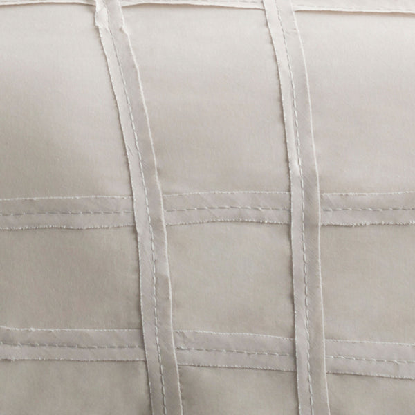 Surya Haru Premium Cotton Duvet Set - Modern 68"W X 86"L Design For Chic Bedroom Decor & Easy Care Light Gray Cotton,Cotton Hru1000-tset