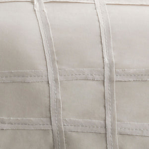 Surya Haru Hru-1000 26"W X 26"L Sham - Modern Cotton Bedding For Chic Bedroom Decor & Easy Maintenance Light Gray Cotton,Cotton Hru1000-es