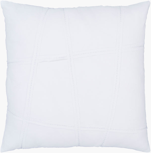 Surya Haru Premium Cotton 8"L X 8"W Bedding Swatch - Modern Chic Design For Effortless Bedroom Style White Cotton,Cotton Hru1001-sw