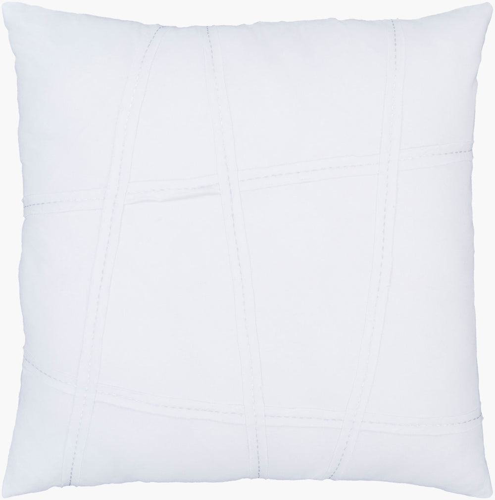 Surya Haru Hru-1000 26"W X 26"L Sham - Modern Cotton Bedding For Chic Bedroom Decor & Easy Maintenance White Cotton,Cotton Hru1001-es