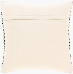 Surya Harlow Scandinavian Modern 18” Accent Pillow - Cozy Wool-cotton Blend For Stylish Home Decor Cream Wool,Polyester,Cotton Hrw001-2020