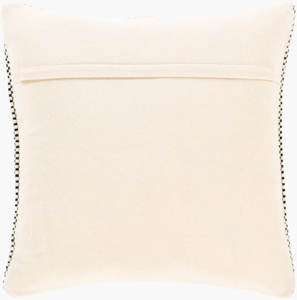Surya Harlow Scandinavian Modern 18” Accent Pillow - Cozy Wool-cotton Blend For Stylish Home Decor Cream Wool,Polyester,Cotton Hrw001-2020