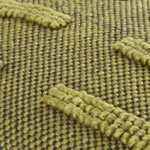 Surya Harlow Scandinavian Modern 18” Accent Pillow - Cozy Wool-cotton Blend For Stylish Home Decor Olive Wool,Polyester,Cotton Hrw004-1818