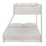 Homelegance By Top-Line Calrissian Metal Bunk Bed White Metal