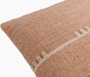 Surya Harry 18" Modern Accent Pillow - Chic Cotton-wool Blend For Comfort & Versatile Home Decor Style Medium Brown Wool,Cotton,Cotton Hry002-1818d