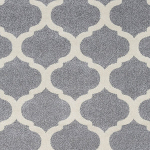 Livabliss Horizon Machine Woven Turkish Area Rug Medium Pile for High Traffic Living Spaces Slate, Cream 7'10" x 7'10" HRZ1001-710RD