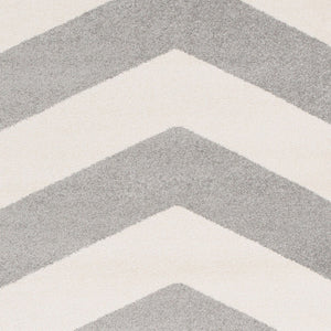 Livabliss Horizon Collection Square Polypropylene Area Rug for Modern Living and Dining Spaces Slate, Cream 8'10" x 12'6" HRZ1011-93126