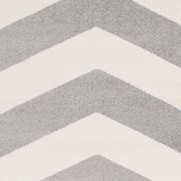 Livabliss Horizon Collection Square Polypropylene Area Rug for Modern Living and Dining Spaces Slate, Cream 8'10" x 12'6" HRZ1011-93126