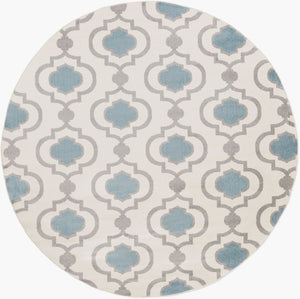 Livabliss Horizon Square Area Rug Machine Woven Polypropylene Medium Pile Living Room Accent HRZ1021-710RD