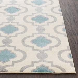 Livabliss Horizon Square Area Rug Machine Woven Polypropylene Medium Pile Living Room Accent HRZ1021-710RD