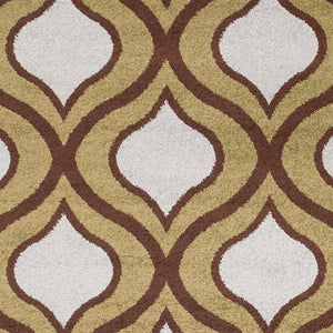 Livabliss Horizon Square Polypropylene Area Rug Turkey Woven Medium Pile Living Room Anchor Charcoal, Olive 7'10" x 7'10" HRZ1037-710RD
