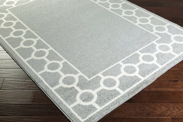 Livabliss Horizon Polypropylene Square Area Rug Machine Woven Farmhouse Style Living Room HRZ1062-710RD