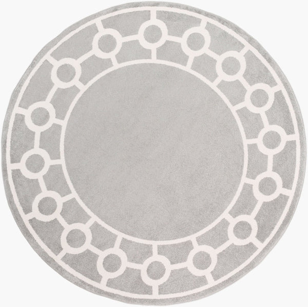 Livabliss Horizon Polypropylene Square Area Rug Machine Woven Farmhouse Style Living Room HRZ1062-710RD