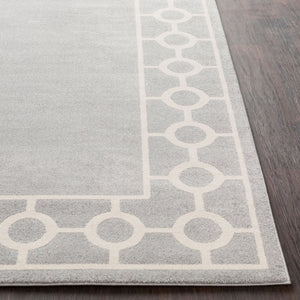 Livabliss Horizon Polypropylene Square Area Rug Machine Woven Farmhouse Style Living Room HRZ1062-710RD