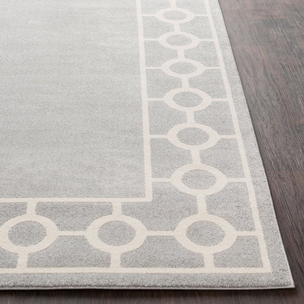 Livabliss Horizon Polypropylene Square Area Rug Machine Woven Farmhouse Style Living Room HRZ1062-710RD