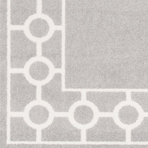 Livabliss Horizon Polypropylene Square Area Rug Machine Woven Farmhouse Style Living Room HRZ1062-710RD