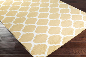 Livabliss Horizon Rustic Machine Woven Polypropylene Runner Rug for Hallways and Entryways Mustard, Cream 7'3" x 2'8" HRZ1077-2773
